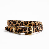 Jamie Haller - The Slim Bar Belt in Leopard