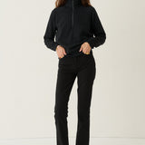 Jamie Haller - The Quarter Zip in Black