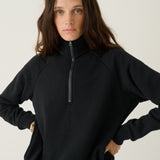 Jamie Haller - The Quarter Zip in Black