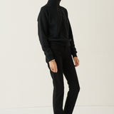 Jamie Haller - The Quarter Zip in Black