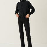 Jamie Haller - The Quarter Zip in Black