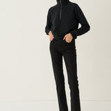 Jamie Haller - The Quarter Zip in Black