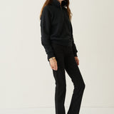 Jamie Haller - The Quarter Zip in Black