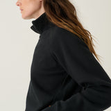 Jamie Haller - The Quarter Zip in Black