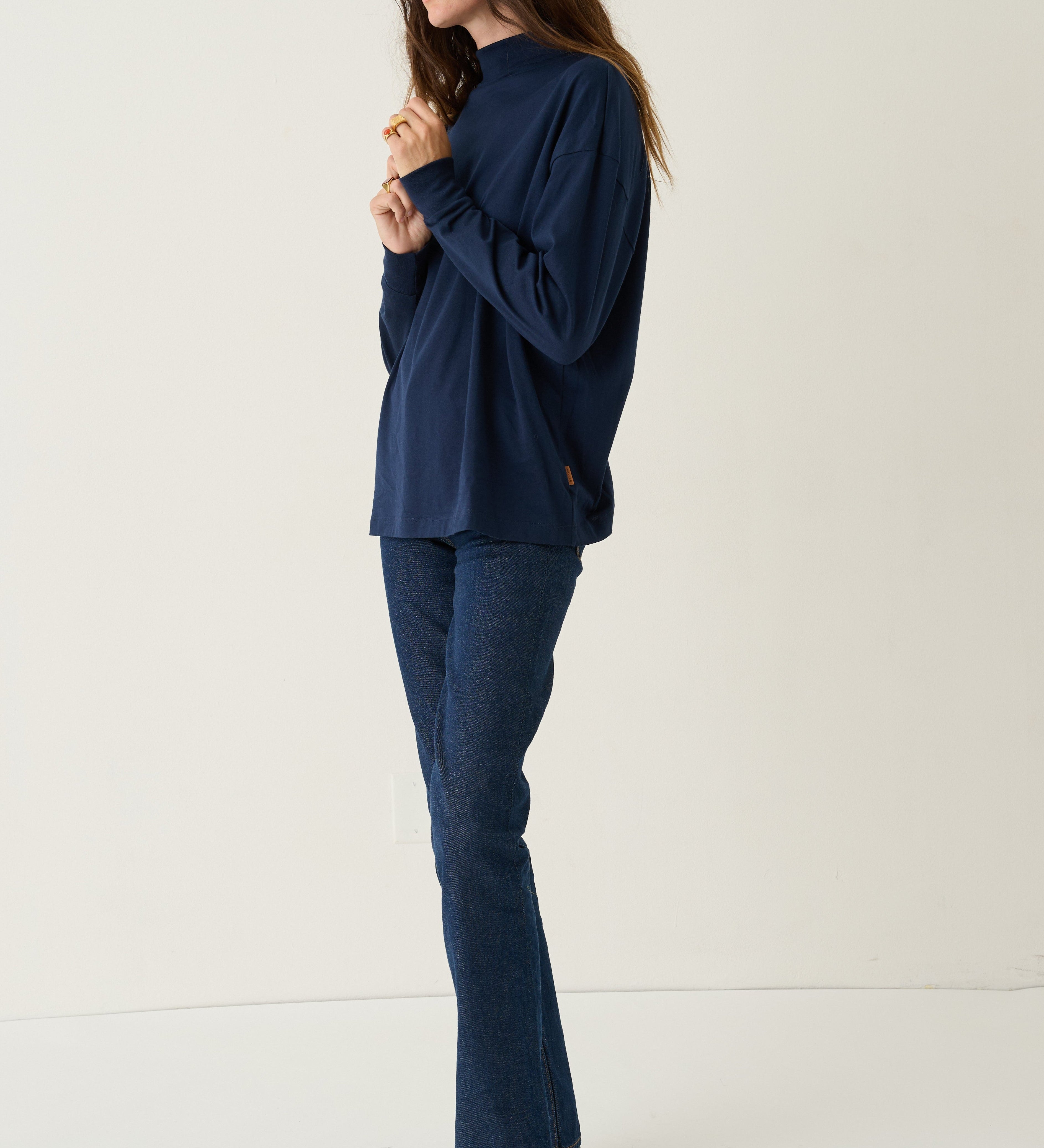 Jamie Haller - The Hockey Tee in Navy