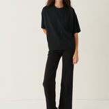 Jamie Haller - The Cotton Draped Tee in Black