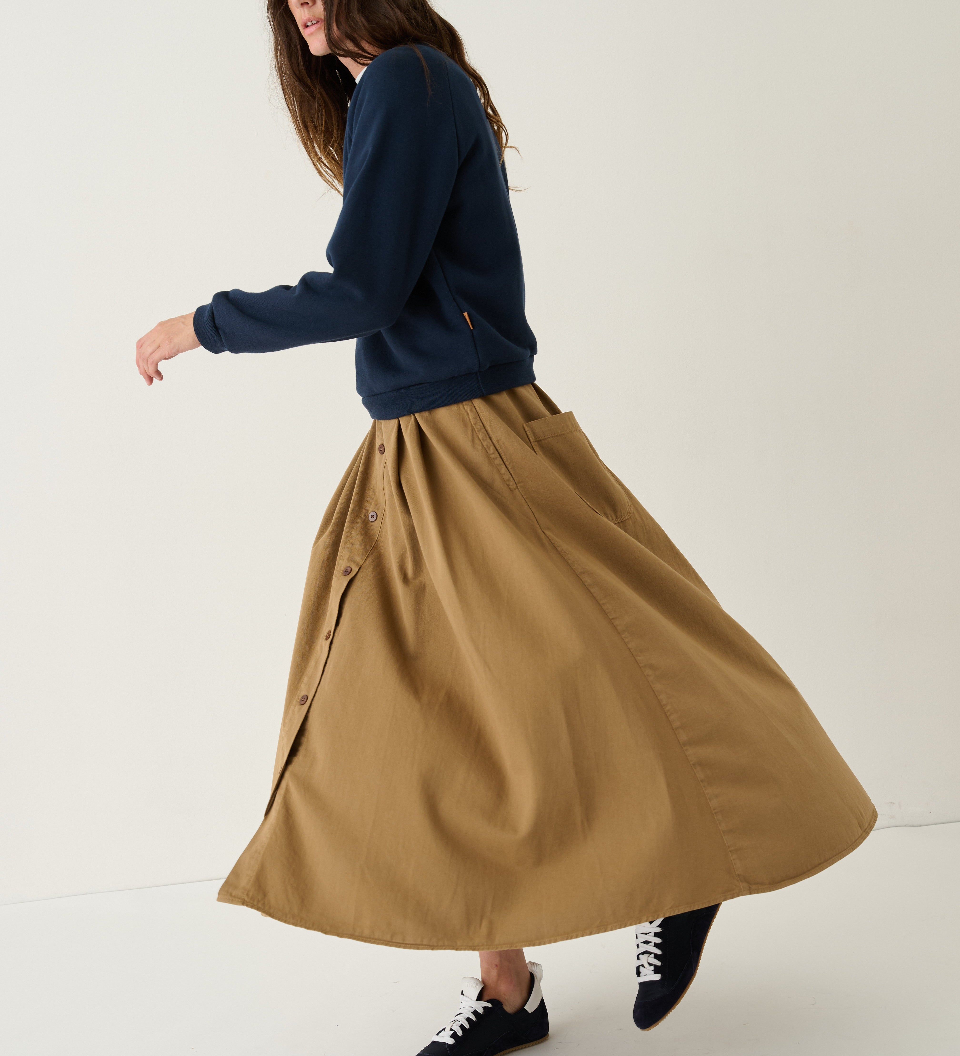 Jamie Haller - The Venetian Skirt in Camel