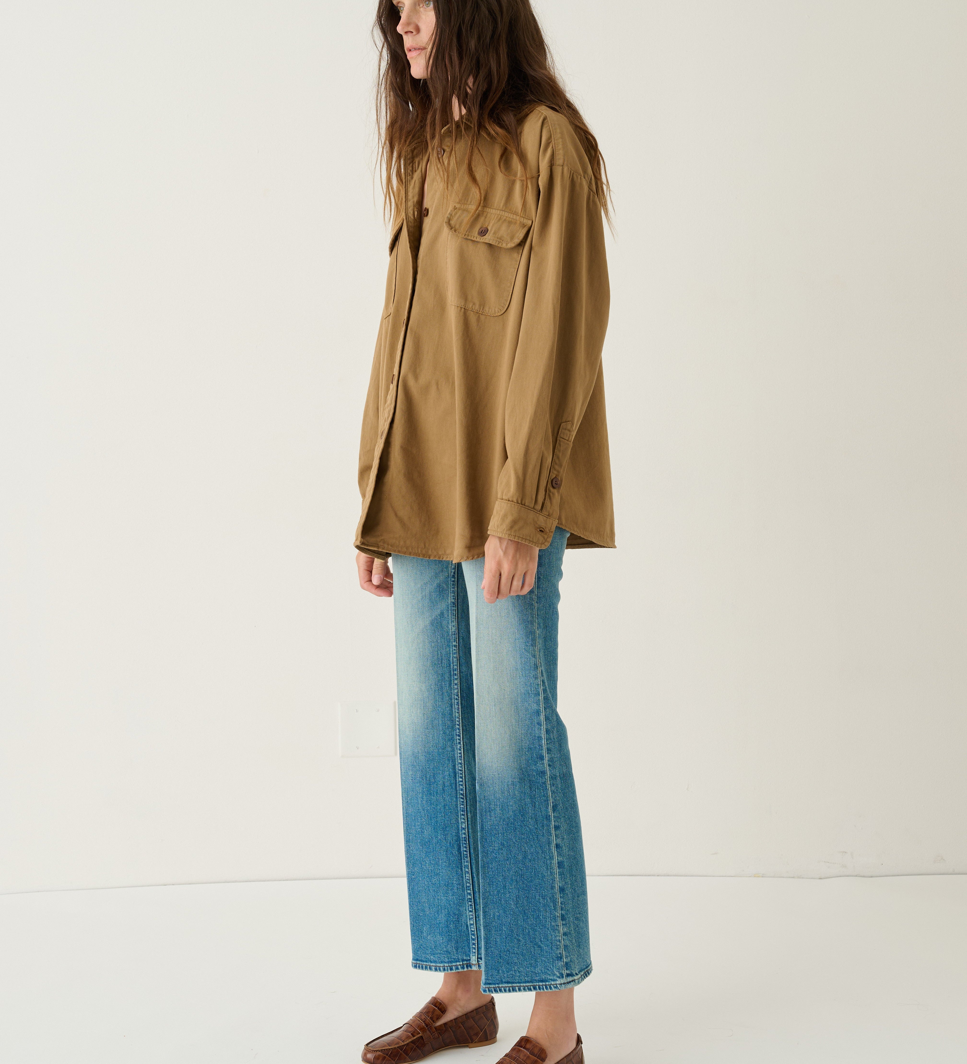 Jamie Haller - The Big Shirt in Camel