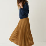 Jamie Haller - The Accordion Skirt in Mustard