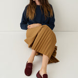 Jamie Haller - The Penny Loafer in Ponyhair Claret