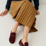 Jamie Haller - The Penny Loafer in Ponyhair Claret