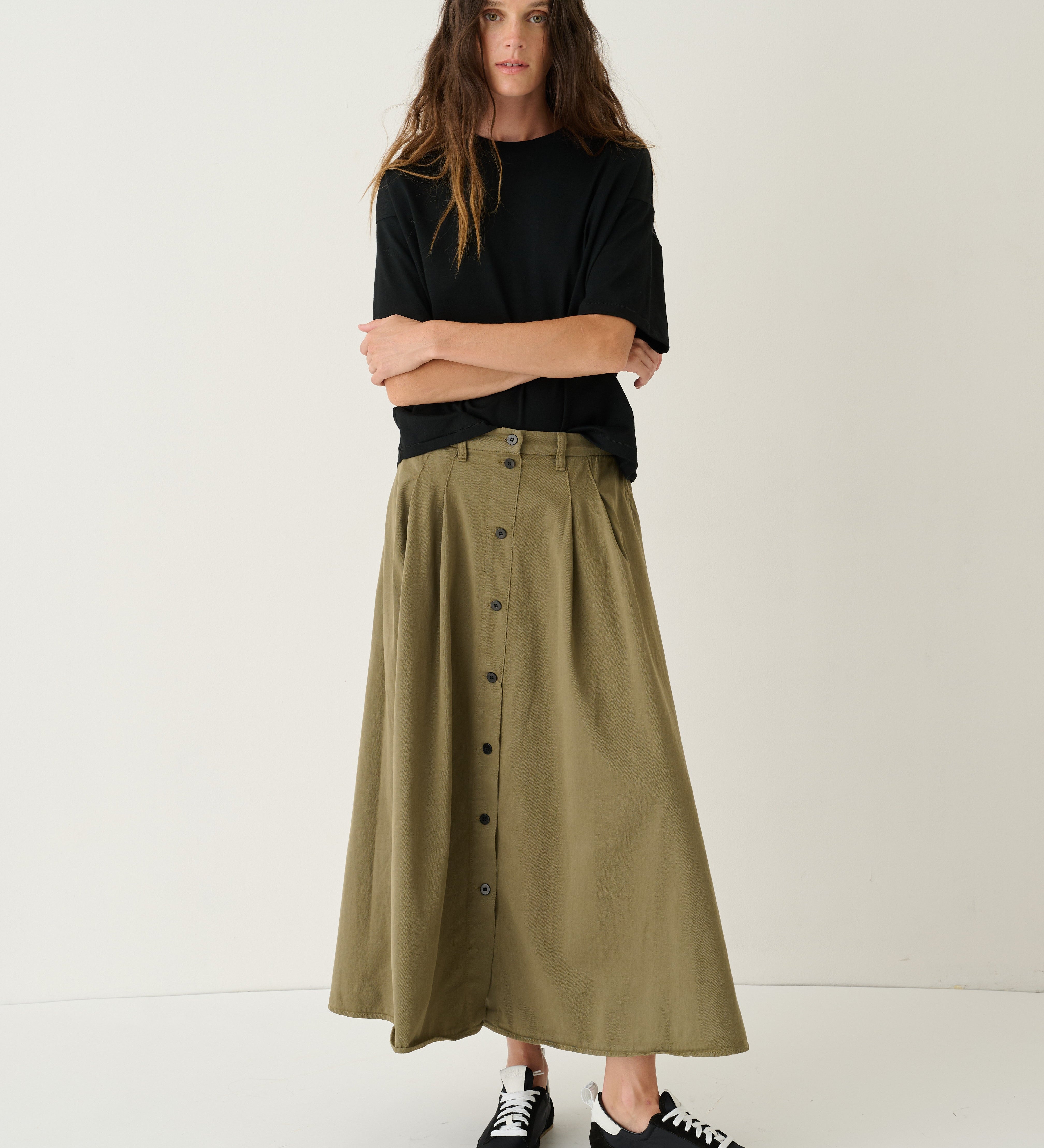 Jamie Haller - The Venetian Skirt in Loden