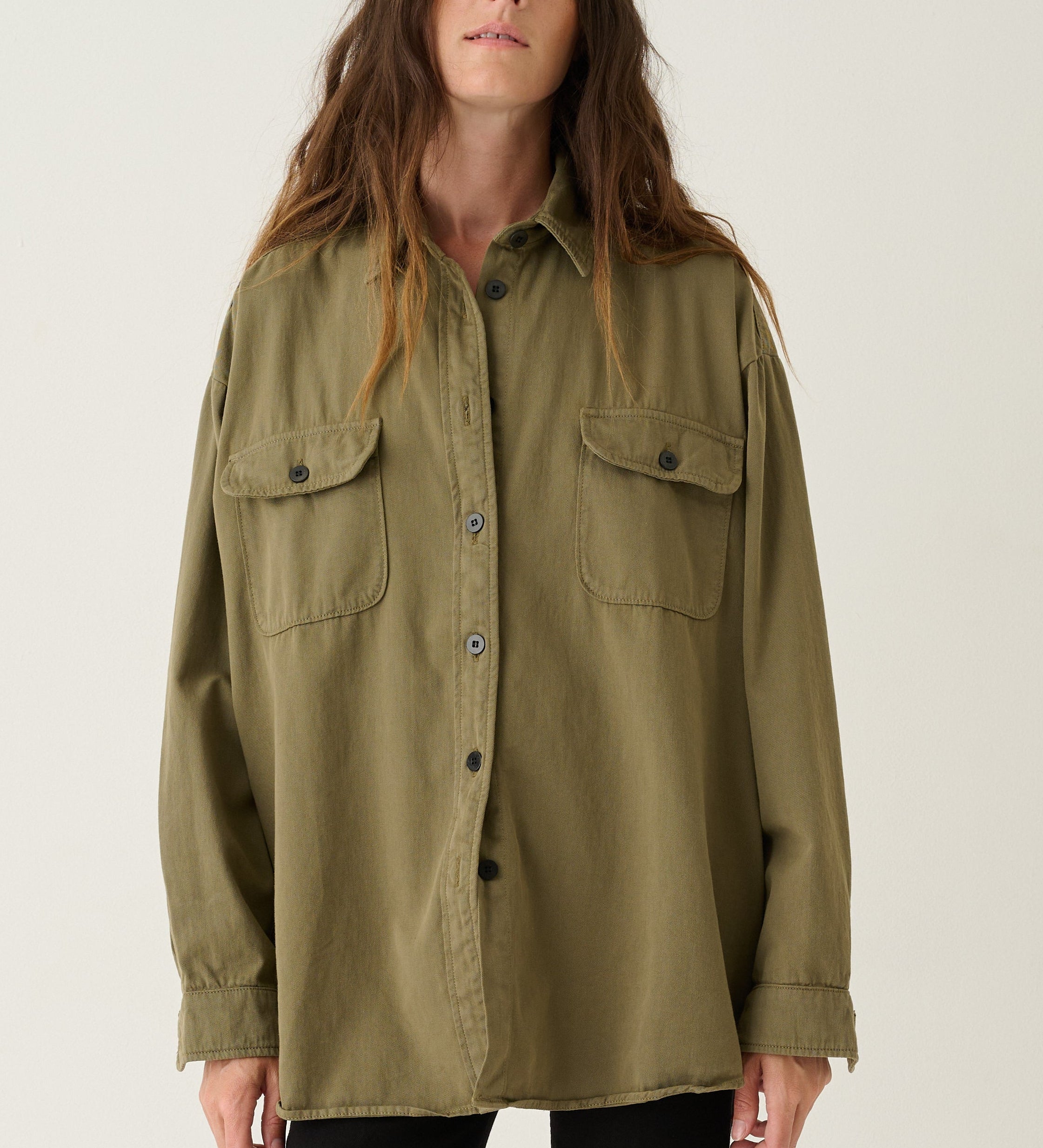 Jamie Haller - The Big Shirt in Loden