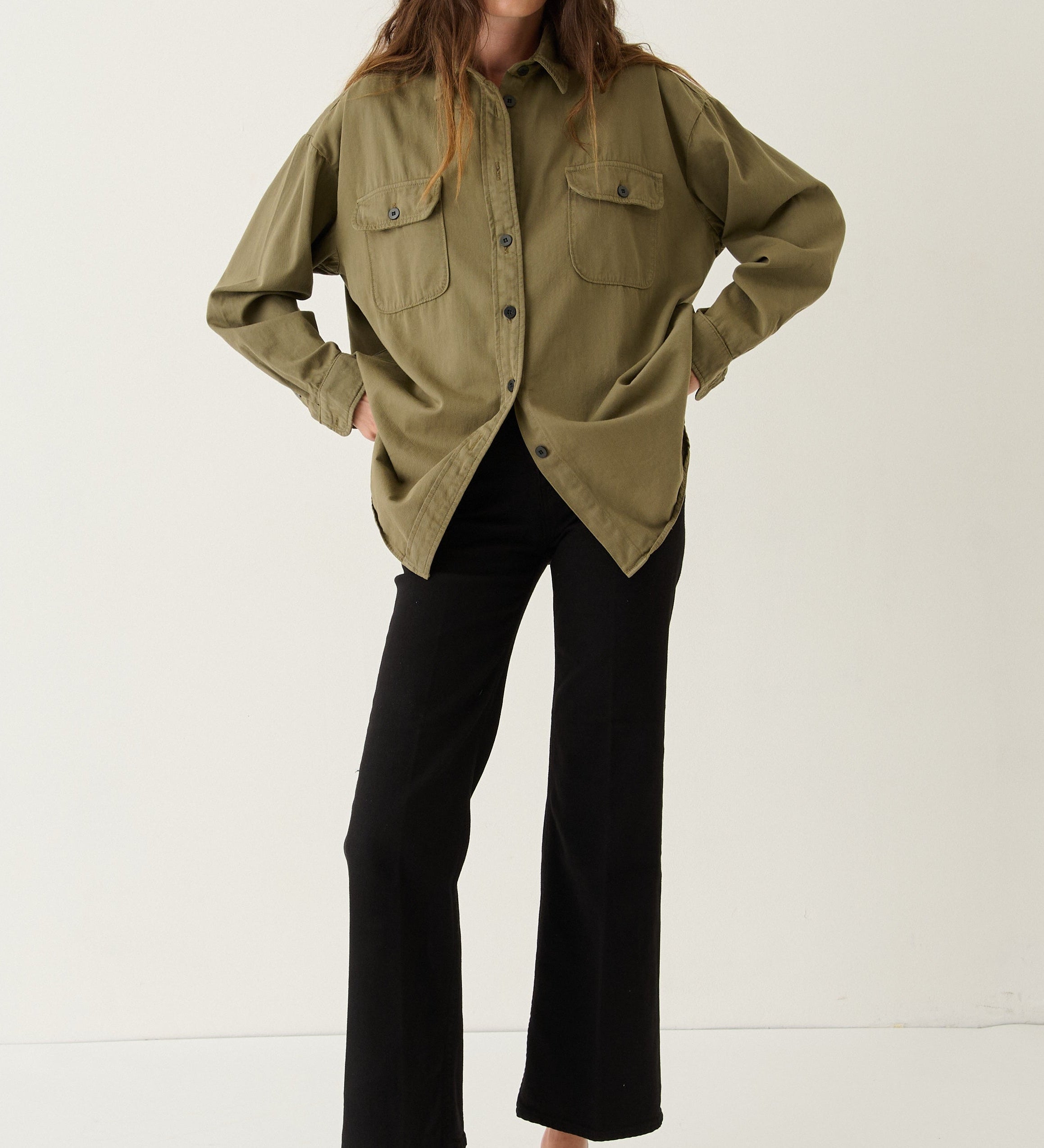 Jamie Haller - The Big Shirt in Loden