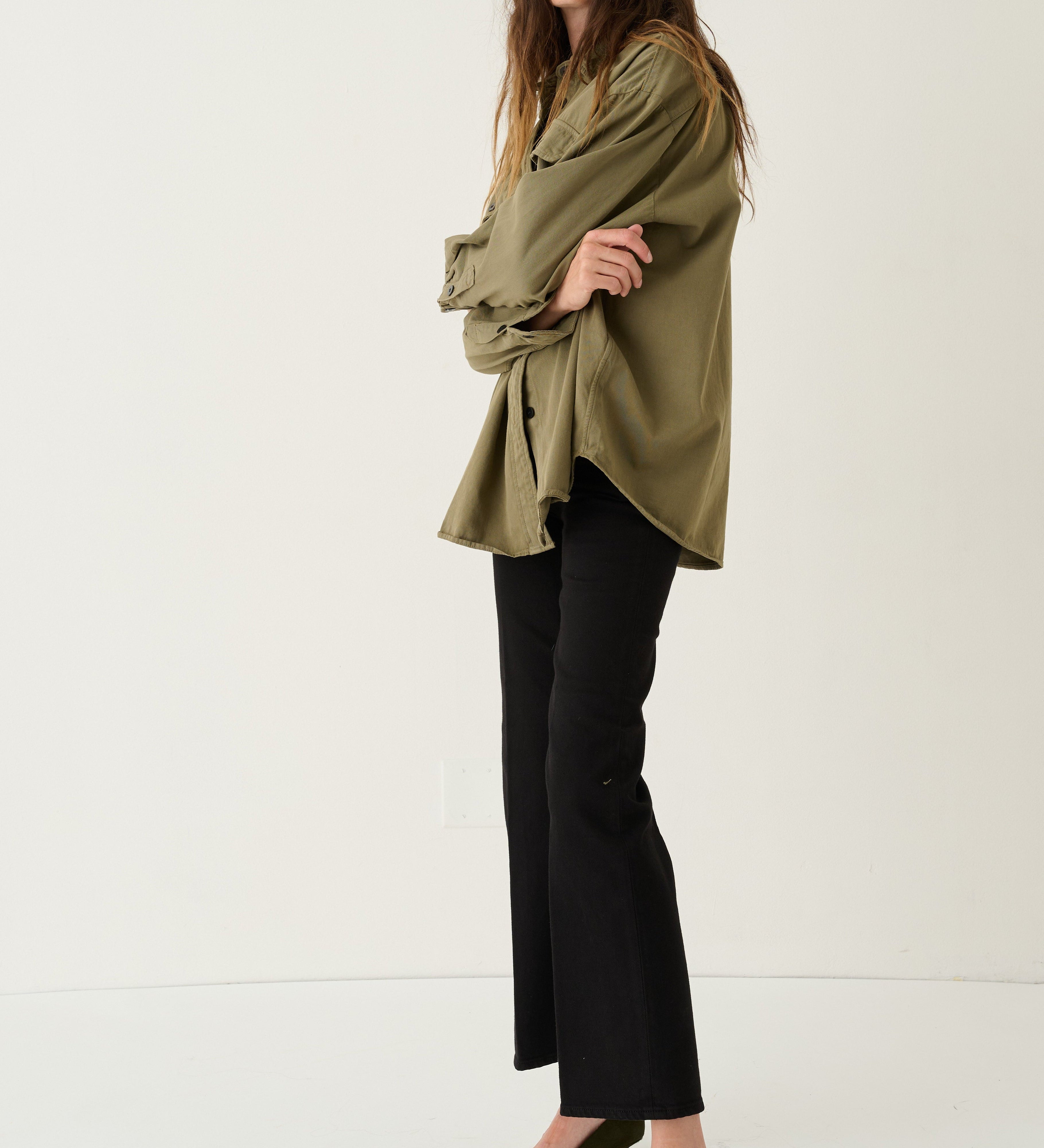 Jamie Haller - The Big Shirt in Loden