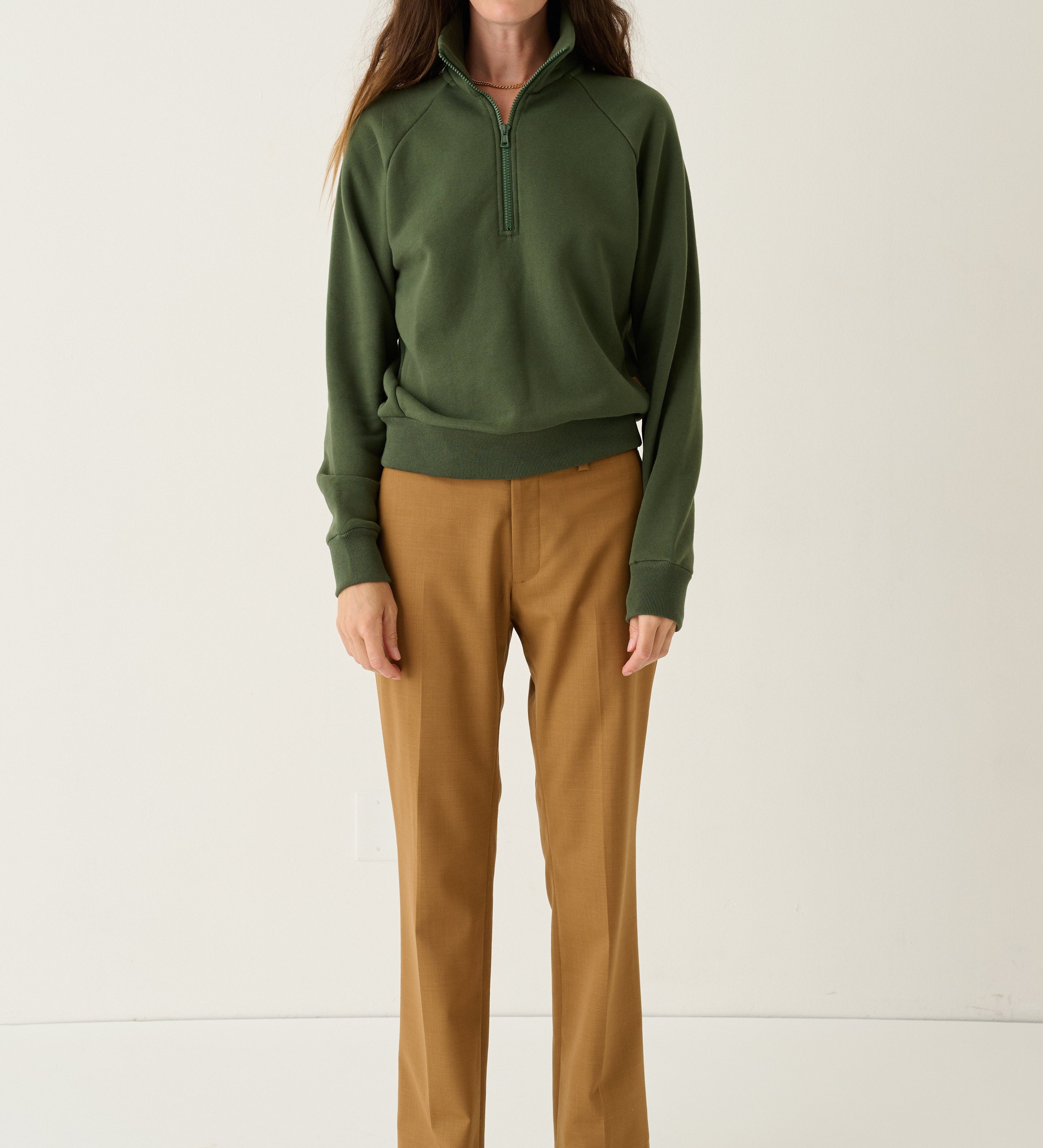 Jamie Haller - The Quarter Zip in Pine