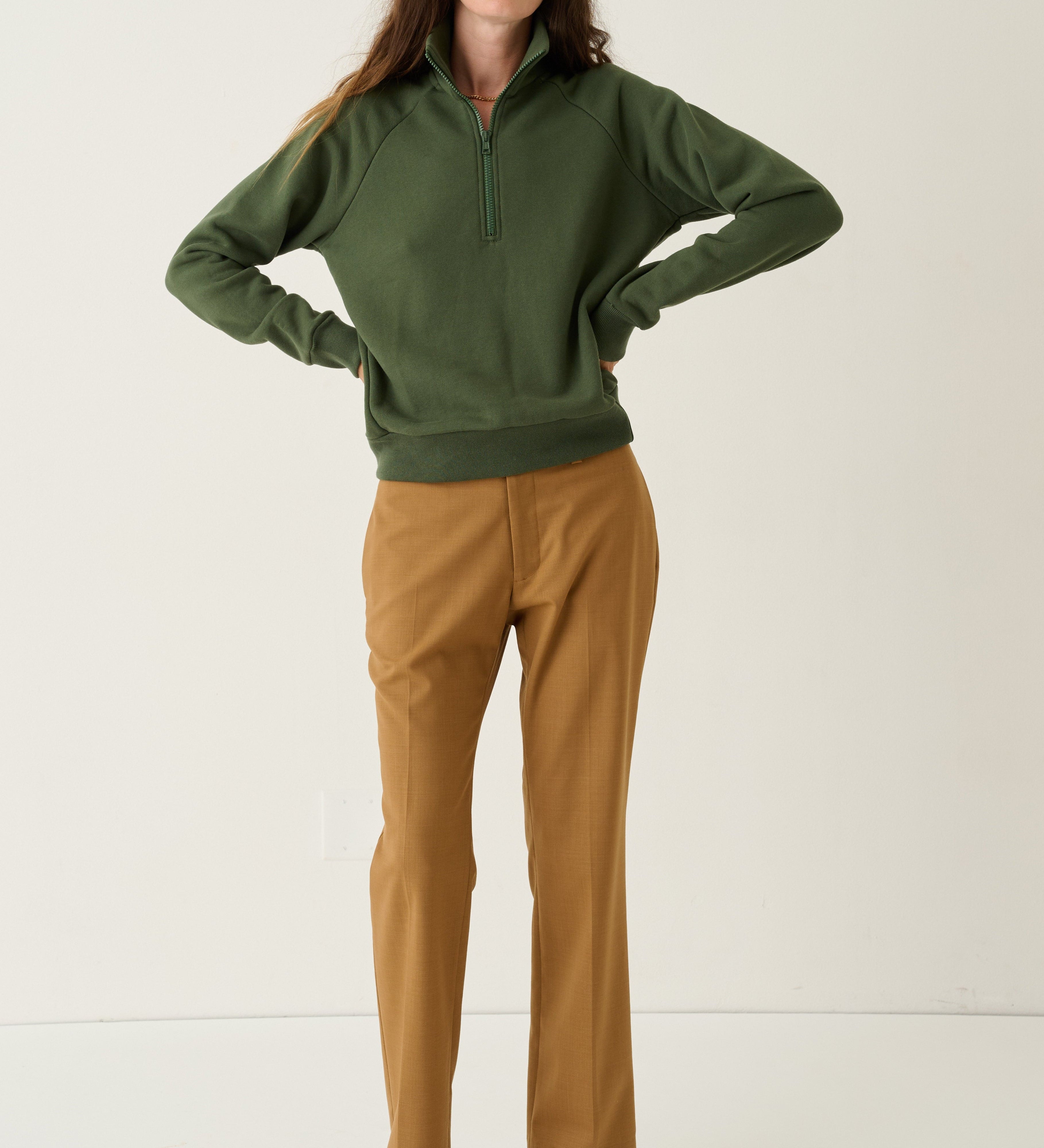 Jamie Haller - The Quarter Zip in Pine