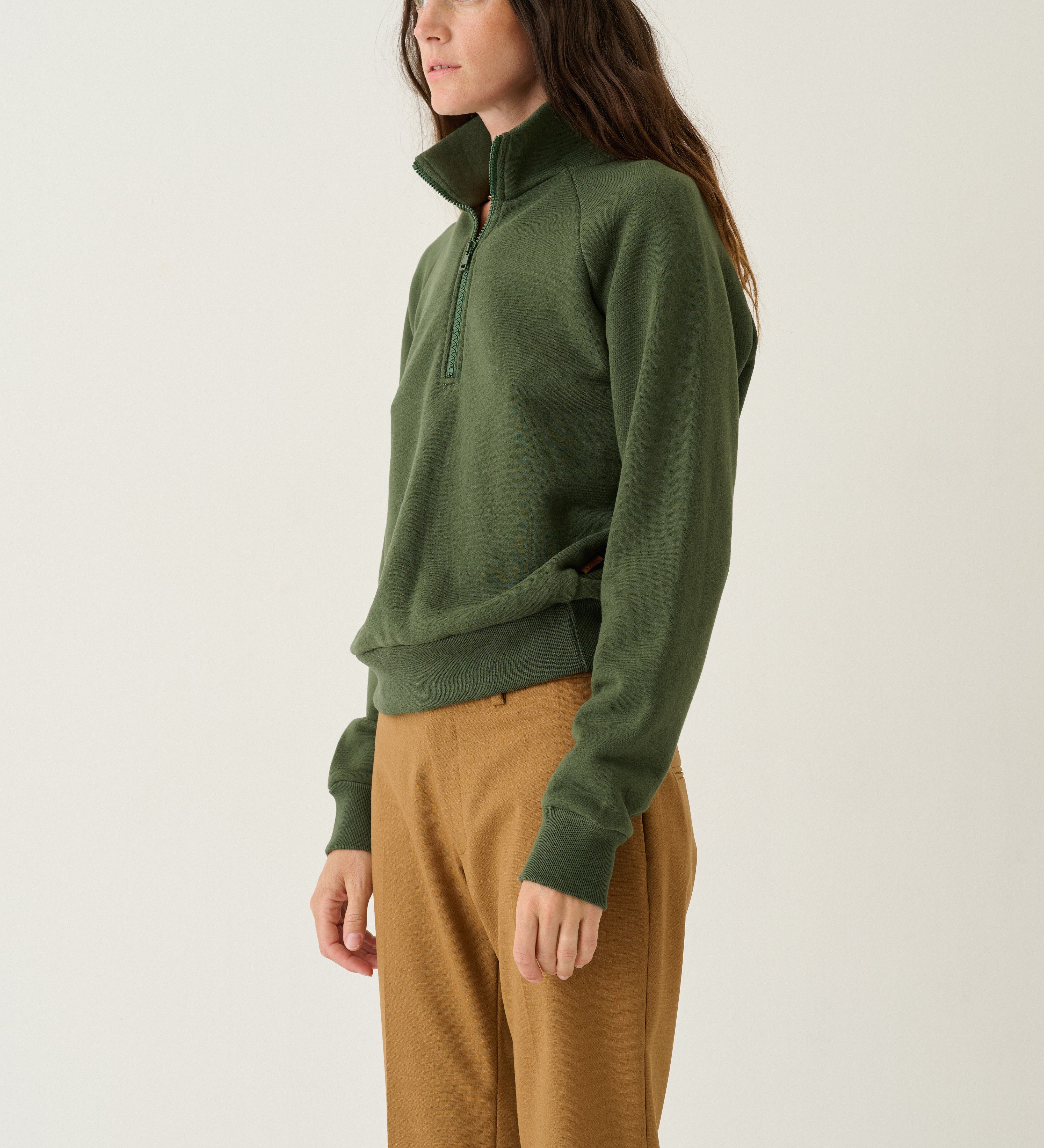 Jamie Haller - The Quarter Zip in Pine