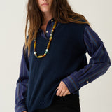 Jamie Haller - The Weekend Shirt in Royal Stripe