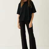 Jamie Haller - The Petite Crease Jean in Black