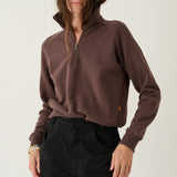 Jamie Haller - The Quarter Zip in Brown
