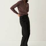 Jamie Haller - The Quarter Zip in Brown