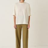 Jamie Haller - The Cotton Draped Tee in White