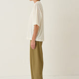 Jamie Haller - The Cotton Draped Tee in White