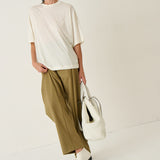 Jamie Haller - The Cotton Draped Tee in White