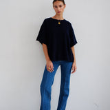 Jamie Haller - The Cashmere Tee in Navy