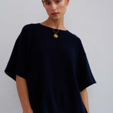 Jamie Haller - The Cashmere Tee in Navy
