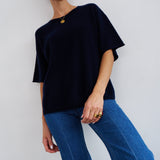 Jamie Haller - The Cashmere Tee in Navy
