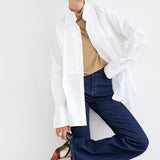 Jamie Haller - The Tuck Shirt in White