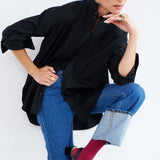 Jamie Haller - The Tuck Shirt in Black