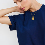 Jamie Haller - The Chameleon Tee in Blue Lame