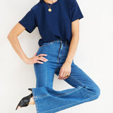 Jamie Haller - The Chameleon Tee in Blue Lame