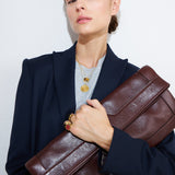 Jamie Haller - The Document Clutch in Oxblood