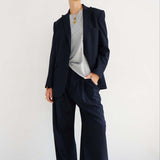Jamie Haller - The Julius Blazer in Dark Navy