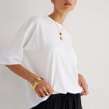 Jamie Haller - The Boxy Tee in White