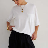 Jamie Haller - The Boxy Tee in White