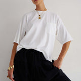 Jamie Haller - The Boxy Tee in White