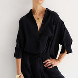 Jamie Haller - The Harem Pant Silk in Black