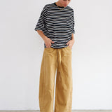 Jamie Haller - The Boxy Tee in Black White Stripe