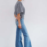 Jamie Haller - The Cashmere Tee in Light Heather