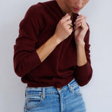 Jamie Haller - The Cashmere Crew in Raisin