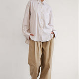 Jamie Haller - The Triple Pleat Pant in Tan