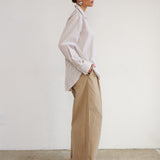 Jamie Haller - The Triple Pleat Pant in Tan