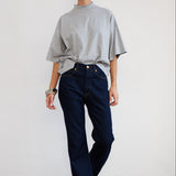 Jamie Haller - The Pitch Tee in Heather Grey