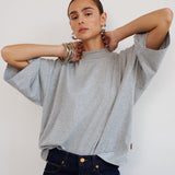 Jamie Haller - The Pitch Tee in Heather Grey