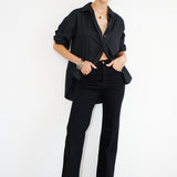 Jamie Haller - The Crease Jean in Black